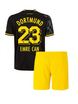 Borussia Dortmund Emre Can #23 Auswärts Trikotsatz für Kinder 2022-23 Kurzarm (+ Kurze Hosen)